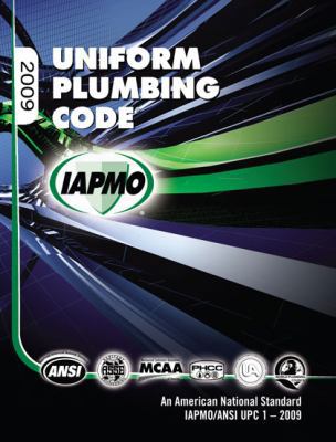 2009 Uniform Plumbing Code 1938936264 Book Cover