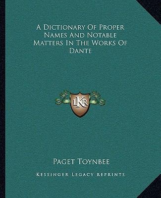 A Dictionary Of Proper Names And Notable Matter... 1162944374 Book Cover