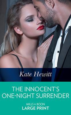 The Innocent's One-Night Surrender [Large Print] 026307370X Book Cover