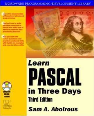 Learn Pascal in Three Days 1556228058 Book Cover