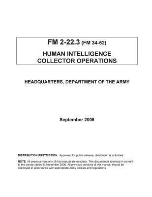 Human Intelligence Collector Operations 1494811952 Book Cover