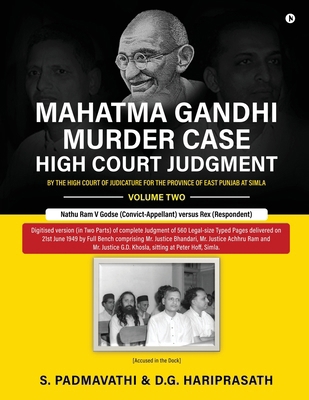 Mahatma Gandhi Murder Case: High Court Judgment... B0DLG1BT5G Book Cover