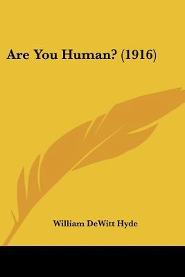 Are You Human? (1916) 1104013894 Book Cover