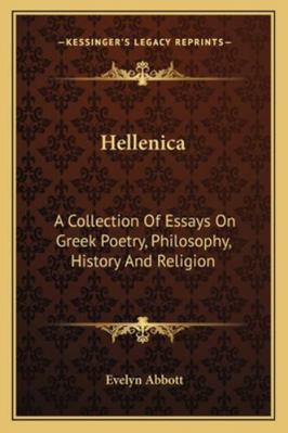 Hellenica: A Collection Of Essays On Greek Poet... 1163123714 Book Cover
