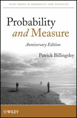 Probability and Measure Anniv 1118122372 Book Cover