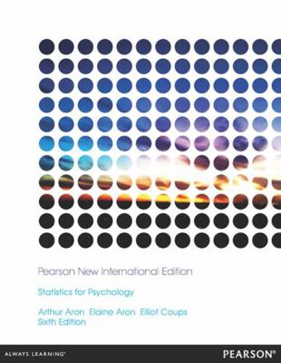 Statistics for Psychology: Pearson New Internat... 1292040297 Book Cover