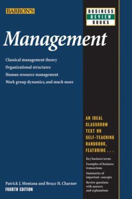 Management (Barron's Business Review Series) B00A2PGIBI Book Cover