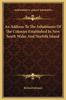 An Address To The Inhabitants Of The Colonies E... 1169190812 Book Cover