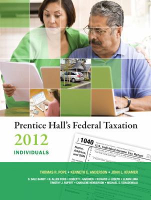 Prentice Hall's Federal Taxation Individuals 0132754029 Book Cover