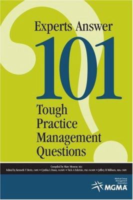 Experts Answer: 101 Tough Practice Management Q... 1568292805 Book Cover