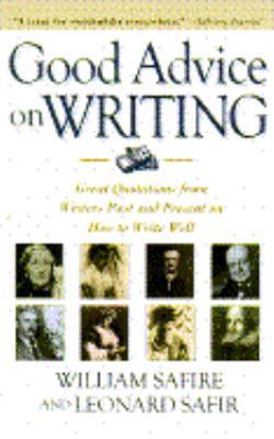 Good Advice on Writing: Great Quotations from W... 0671872338 Book Cover