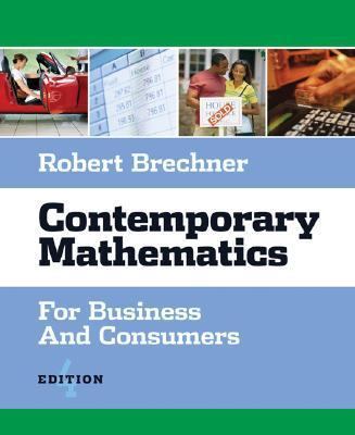 Contemporary Mathematics: For Business And Cons... 0324224222 Book Cover