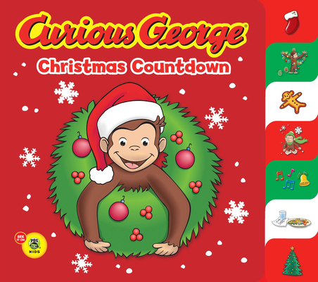 Curious George Christmas Countdown Tabbed Board... B0092FPARM Book Cover