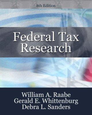 Federal Tax Research 0324659652 Book Cover