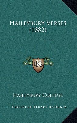 Haileybury Verses (1882) 1168889332 Book Cover