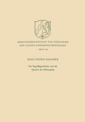 Die Begriffsgeschichte und die Sprache der Phil... [German] 3322980375 Book Cover