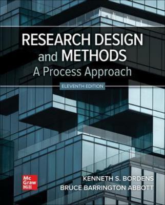 Research Design and Methods: A Process Approach 1260837017 Book Cover