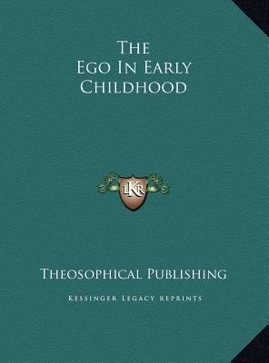 The Ego In Early Childhood 1169400787 Book Cover