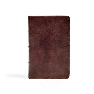 CSB Single-Column Personal Size Bible, Brown Ge... 153590545X Book Cover