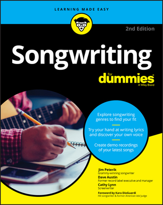 Songwriting for Dummies 1119675650 Book Cover