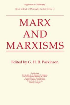 Marx and Marxisms 0521289041 Book Cover