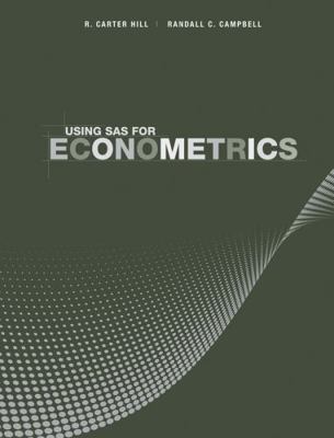 Using SAS for Econometrics 1118032098 Book Cover