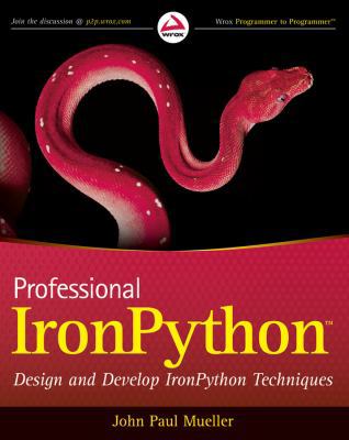Professional IronPython 0470548592 Book Cover