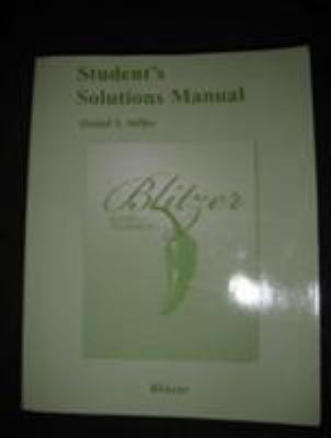 Student Solutions Manual for Algebra and Trigon... 032157544X Book Cover