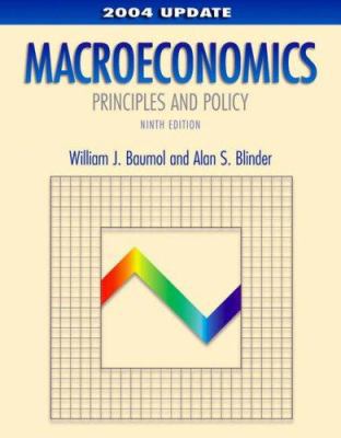 Macroeconomics: Principles and Policy, 2004 Update 0324201656 Book Cover