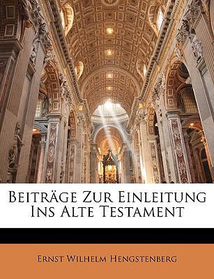 Beitrage Zur Einleitung Ins Alte Testament [German] 1148109676 Book Cover