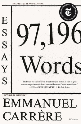 97,196 Words: Essays 1250758092 Book Cover