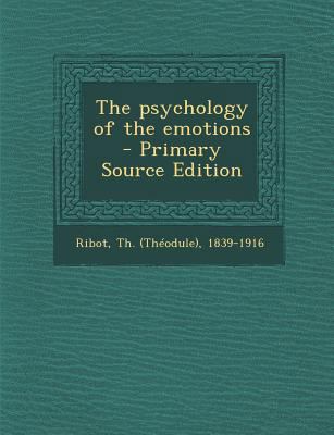 Psychology of the Emotions 1287648118 Book Cover