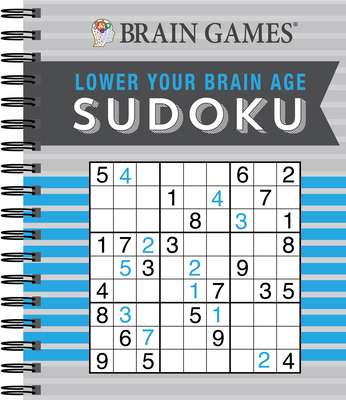 Brain Games - Lower Your Brain Age - Sudoku [Large Print] 1680228641 Book Cover