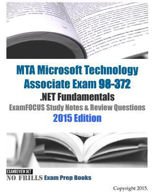 MTA Microsoft Technology Associate Exam 98-372 ... 1508417547 Book Cover