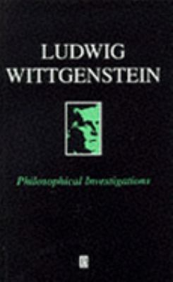 Philosophical Investigations 0631146709 Book Cover