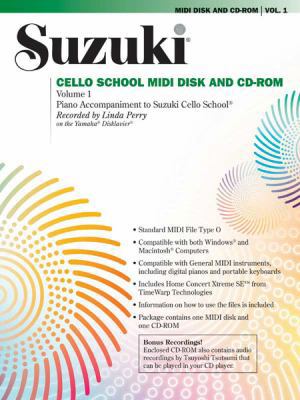 Suzuki Cello School MIDI Disk Acc./CD-Rom, Vol ... 0739057634 Book Cover