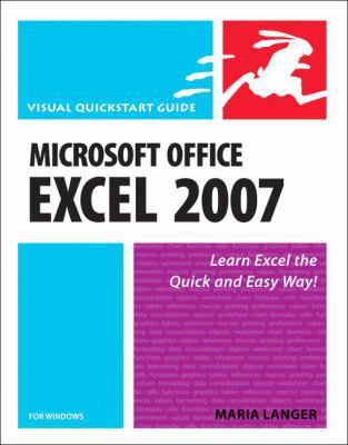 Microsoft Office Excel 2007 for Windows 0321461525 Book Cover