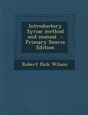 Introductory Syriac Method and Manual 1287870678 Book Cover