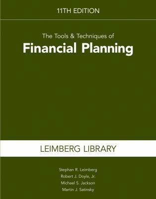 Tools & Techniques of Financial Planning 11th E... 194162751X Book Cover
