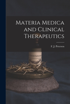 Materia Medica and Clinical Therapeutics 1017808848 Book Cover