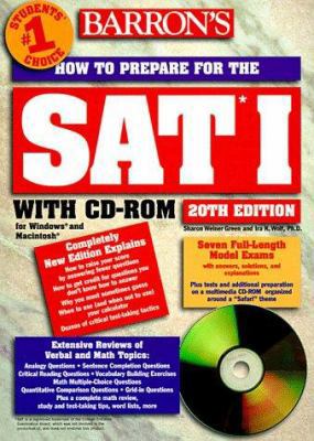 SAT I: How to Prepare for the SAT I [With SAT I] 0764171208 Book Cover