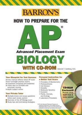 How to Prepare for the AP Biology [With CDROM] 0764179101 Book Cover