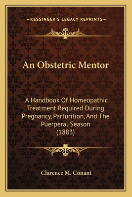 An Obstetric Mentor: A Handbook Of Homeopathic ... 1164574590 Book Cover