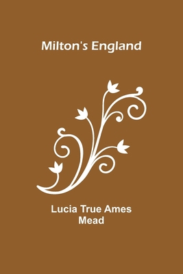 Milton's England 9357399585 Book Cover