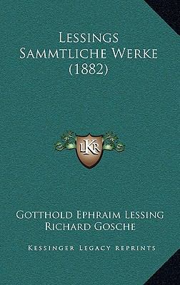 Lessings Sammtliche Werke (1882) [German] 1169138543 Book Cover