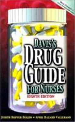 Davis's Drug Guide for Nurses (Book Only) 0803609396 Book Cover