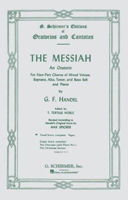 Messiah (Oratorio, 1741): Complete Vocal Score ... 0793505070 Book Cover