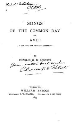 Songs of the Common Day and Ave!, An Ode for th... 153358009X Book Cover