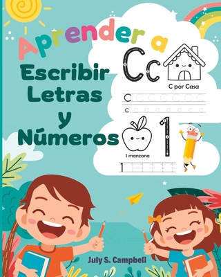 Aprender a Escribir Letras y Números: Aprendo e... [Spanish] B08NWWKHDN Book Cover