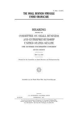 The small business struggle under Obamacare 197993066X Book Cover
